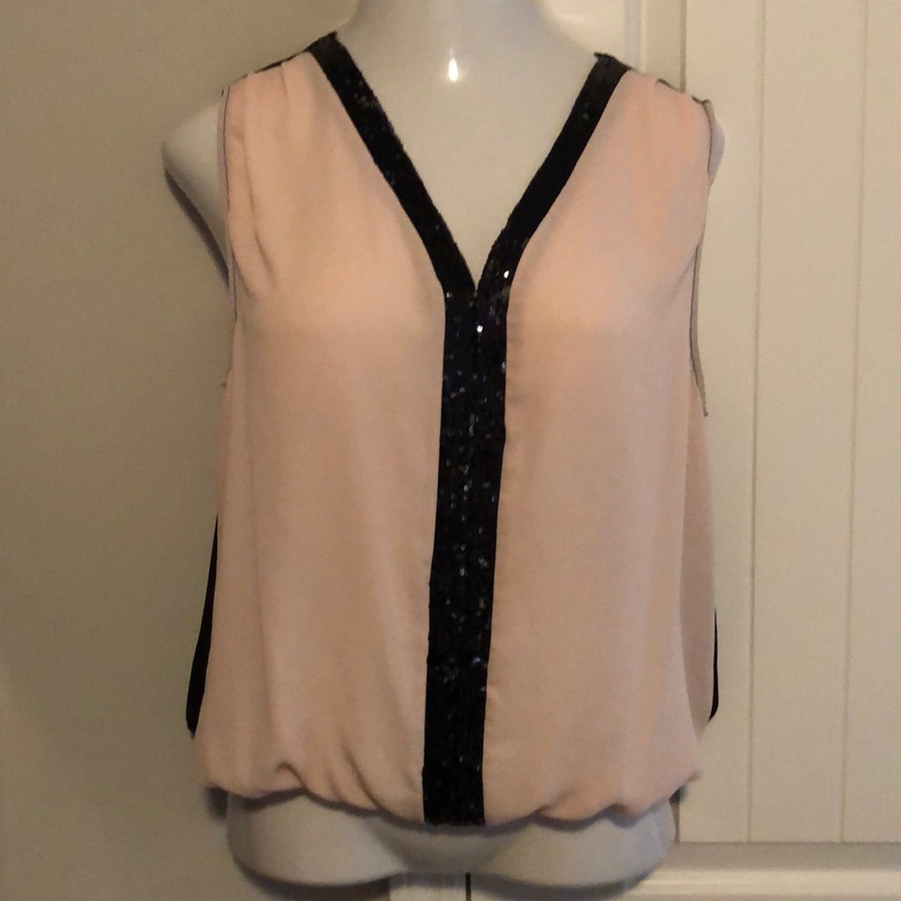 Size medium 2B bebe sequin sleeveless top